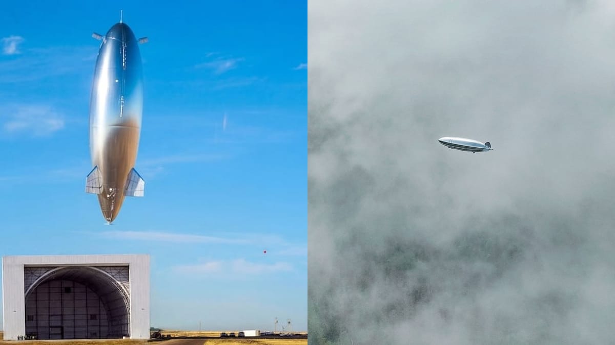 Two Silver Airships — Two Different Battles With Physics