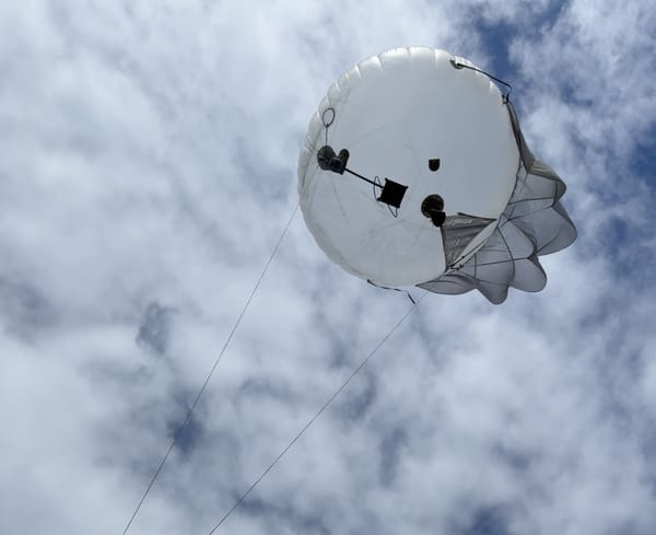 Aerobavovna aerostat in flight — tethered elevated connectivity platform